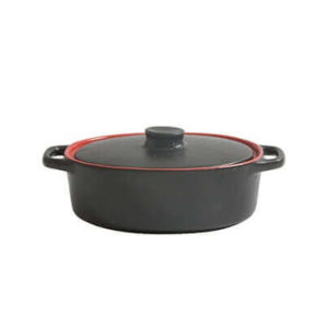 244060-904002V2-Viejo-Valle-Cazuelita-Oval-Negro-Rojo-17x10x5cm