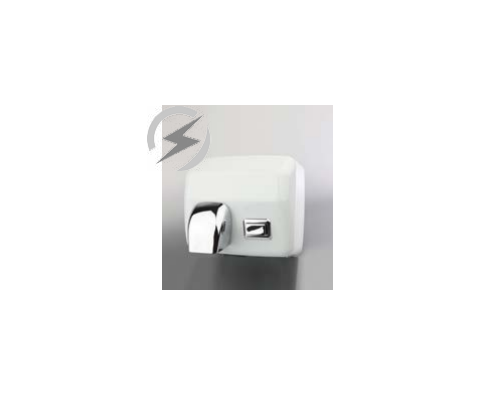 SECAMANOS TOBERA PULSADOR BLANCO 2400 W